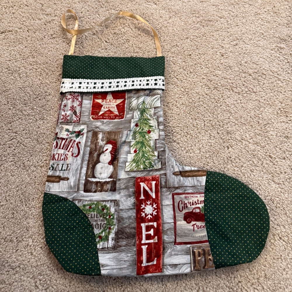 Homemade Christmas Stocking